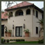 After image of an Italian garden near Pasadena transformed with a trellis, patio, 